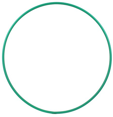 HOOPOMANIA Hula Hoop Rohling 16mm [60cm - grün] Kleiner Hula Hoop aus robustem HDPE