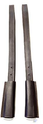 PS Pferdeartikel Paar Englische Steigbügelriemen mit 2,5 cm Breite Farbe Braun 140 cm Länge
