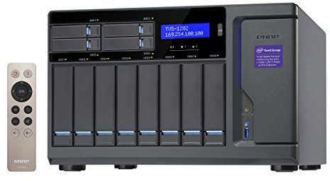 QNAP 1282 di i7 – 32 G 12 di Bay SATA 6 G core i7 – 6700 3.4 GHz 32 GB RAM di 4 LAN 10 G ready iSCSI max. 32GB RAM 3 X PCIe exp. Slot 250 W SPS