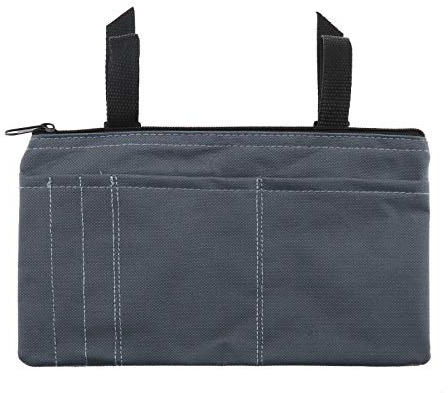 EMSea Rollstuhl-Rucksack, Rollstuhl, seitliche Aufbewahrungstaschen, leicht, für Rollstühle und Lauflernwagen, Grau
