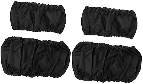 Toddmomy 4Pcs Kinderwagen Radabdeckung Schwarz Rollstuhl Reifenschutzabdeckung Kinderwagen Radabdeckung Schutzzubehör