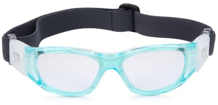 SUNGOOYUE Occhiali, Occhiali Sportivi per Bambini - Accessorio per Occhiali da Basket Regolabile da Calcio per Adolescenti(Blu)