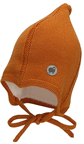 Sterntaler Unisex Baby Zipfli Strickmütze Mütze, Rost, 47 EU