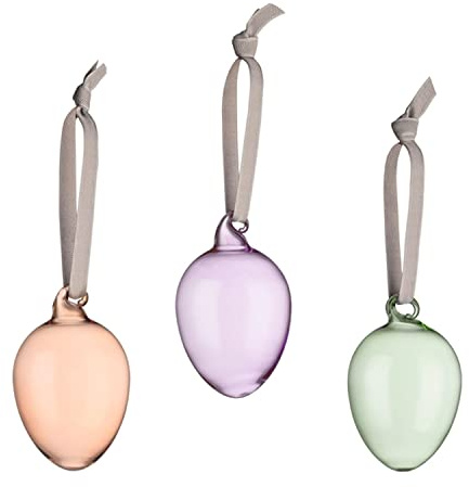 Iittala Glasei Set 3-Teilig Frühlingsmix Glas Mehrfarbig, Maße. 4,8cm x 7,5cm, 1062501, Pfirsich, Lavendel, Gras