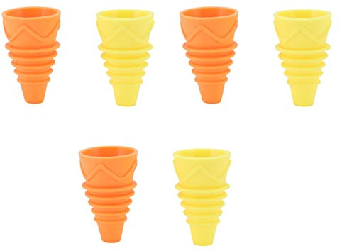 Alvinlite 6 Stück Fliegenfallen-Trichter, Wiederverwendbar, Flexible Silikon-Fruchtfliegenfallen Für Drinnen, Haus, Garten, Küche, Fliegenfalle Für Wasserflaschen
