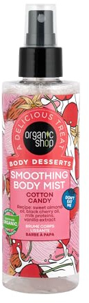 Organic Shop Body Desserts Smoothing Body Mist Cotton Candy, 200 ml