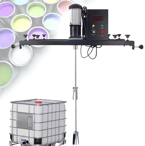 Cashwise IBC-Farbmischer, kommerzielle elektrische Tankmischermaschine, mit Stützaufhängung, Edelstahlstange und -Klinge, klappbarem Propeller, für Tintenlöser-Rührwerk