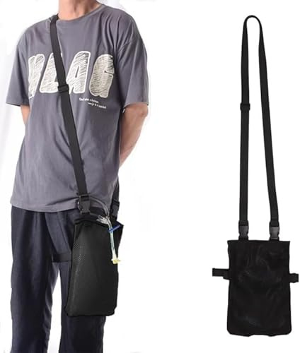 Sac à urine, sac de cathéter, sac de cathéter, porte-sac d'urine, avec sangle réglable et fente invisible