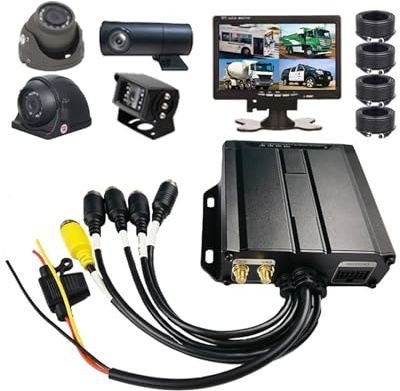 Mdvr 4g Vehicle Truck Bus Recorder 4ch Car Dvr 256gb Sd Card Mobile Dvr for Truck Bus Taxi