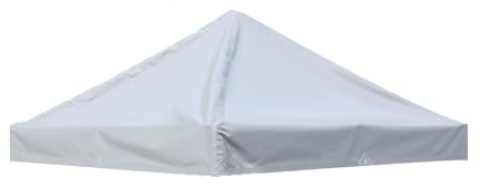 Auvent de rechange imperméable pour pergola de pavillon, housse résistante aux tempêtes et à la pluie pour jardin extérieur (gris, 2 x 2 m)
