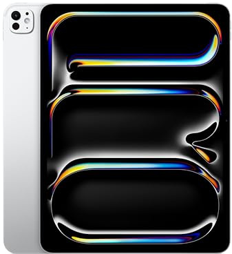 Apple iPad Pro 13-inch (M5) 512GB: Ultra Retina XDR display, Landscape 12MP Front Camera/12MP Back Camera, LiDAR Scanner, Wi-Fi 7 with Apple N1, All-Day Battery Life — Silver