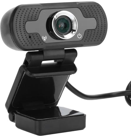 W2 1080P HD Webcam with Microphone, Plug & Play USB for Laptop & Desktop PC, Wide Viewing Angle, White Balance, Auto Focus, Noise-Reduction Mic – Ideal for Video Calls, Streaming & Online Meeting