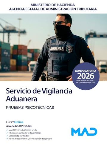 OPOSICION SERVICIO VIGILANCIA ADUANERA PRUEBAS PSICOTECNICA
