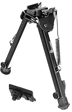 UTG Super Duty Op Bi-pod w/QD Lever Lock, Ctr Ht 8.0'- 12.8', Leg Length 7.7'-13.7