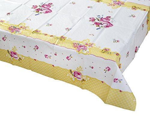 Talking Tables Pretty Floral Paper Table Cover for Afternoon Tea Party Pretty Vintage Floral Tablecloth Truly Scrumptious Range Great For Birthday Party, Baby Shower, Wedding And Anniversary