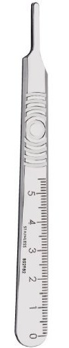 2xSwann Morton no3 scalpel handle - Stainless Steel - Number 3