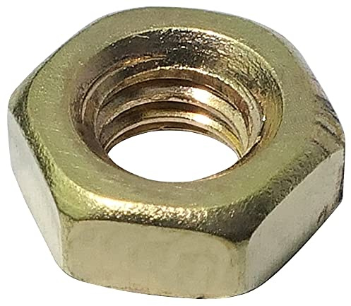 AERZETIX - 50x Dado Esagonale - M4 7mm H3.2mm - Ottone - Filettatura M4 - Pendenza 0.7mm