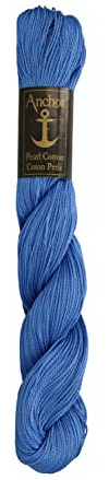 Anchor Perlgarn 5, 4301005-00131, Farbe:vergissmeinnicht, Stickgarne