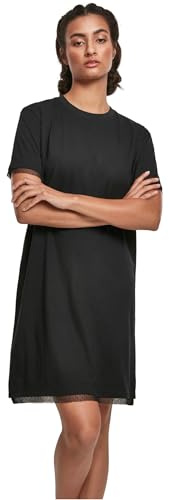 Urban Classics Damen Ladies Boxy Lace Hem Tee Dress