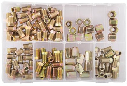 Clas EG0007 Caja Racores Tubos de Frenos, Multicolor, 135 Piezas