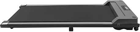gegeweeret Laufband 3,7mph mit Fernbedienung & LED-Display, Leiser 0.74KW Motor (＜65dB), Flachdesign 5,51 Zoll für Zuhause/Fitnessstudio (Grau)