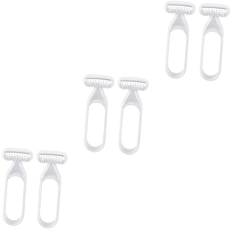 minkissy 6stücke Körperhaarrasierer Für Damen Präziser Manueller Körperhaarentferner Für Achseln Beine Und Bikinizone Für Empfindliche Tragbar Für Anwendung Dusche Geeignet