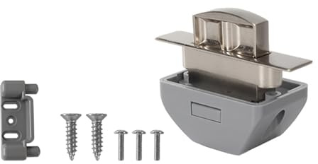 LERONO Druckknopfschloss für Wohnmobile, Boote, Schränke, Schubladenriegel, Knopfschlösser für Möbelbeschläge, Druckknopf-Verriegelungen, Schranktürschnäpper