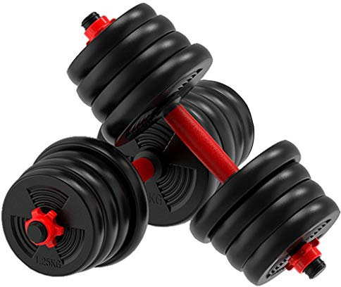 30 kg 66 lb verstellbare Hanteln, Langhantel-Set, Hantelgewichte mit Verbindungsstange, Gewichte 2-in-1-Set, rutschfeste Neopren-Hand, Workout, Training, Fitness, Heim-Fitnessstudios, 50 Hantel-Set 2
