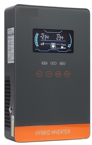 Onduleur Hybride 4500W 24V 230VAC Avec Écran LCD 6,25 Pouces Et Affichage Des Boutons Tactiles Amp Et Contrôleur De Chargeur Solaire Amp MPPT 150A Utilisation généralisée(4.5KW without Wifi)