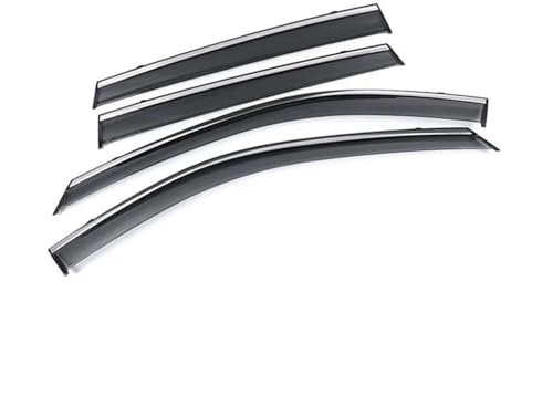 DZSMACHENGSM Auto Windabweiser Für Skoda Für Octavia 2007-2012 Auto-Windschutzscheiben, Fensterblende, Sonnenschutz, Regenschutz, Seitenfenster-Abweiser Autofenster Windabweiser