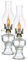 YKSJDFH Lampe à pétrole de ferme Lampe à huile Lanterne à huile en verre vintage Lampe à huile de secours Lanterne ouragan pour l'éclairage ambiant intérieur Décoration Utilisation en camping en plein