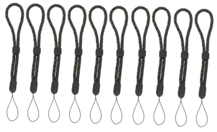 Mipcase Correa Ligera de Nylon y Plástico Antipérdida 10 Pulseras Ajustables Resistente a Caídas para Cámara y Teléfono Celular para Viajes al Aire Libre