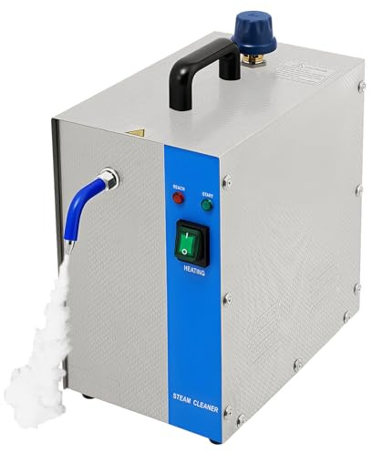 1300W Professionell Ångtvätt för Smycken - 2L Maskin i Rostfritt Stål för Rengöring av Guld- och Silverstenar, Högtrycksångtvätt för Smyckesbutiker och Entusiaster