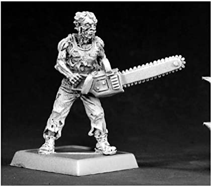 Zombie Boss with Chainsaw Chronoscope Miniature Figures by Reaper Miniatures