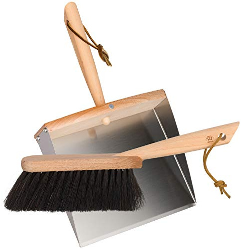 Redecker 110022 Kehrschaufel/Handfeger-Set mit Magnet