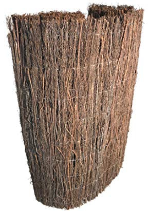 bambus-discount.com Alfombrilla de privacidad de brezo eco, 200 x 300 cm, extra fuerte con aprox. 2,5 kg/m² – Esterilla de brezo de 2 m x 3 m