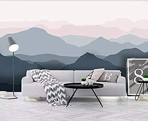 Abstract Sunset Cool Mountains Mural Wallpaper Modern Wall Wallpaper Wallpaper Grey Wall Sticker Border self Adhesive Brick Bathroom Silver Bedroom Borders Glitter Kitchen Steamer Rose go-430cm×300cm