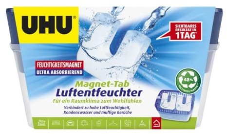 UHU Luftentfeuchter Original + Nachfüll-Tabs 2x450g