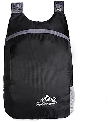 ZHjuju Faltbarer Rucksack Ultra Leicht,Kleiner Wanderrucksack Tagesrucksack Outdoor Faltbarer Wasserdichter für Damen Herren Faltbarer Leichter Wanderrucksack Daypack für Camping Wandern Reisen Sport