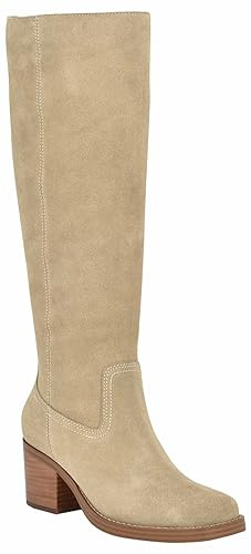 Nine West Botas altas Koop para mujer, Natural 110, 40.5 EU