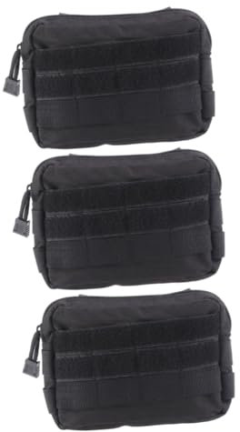 BESPORTBLE 3-teilige Gürteltasche Mit 2 Schnallenriemen Abwurftasche Für Handy Nylontasche Für Outdoor-ausrüstung Und Reisen
