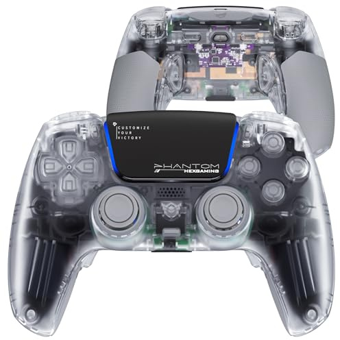 HEXGAMING PHANTOM Pro Controller per ps5/PC,Wireless Joystick