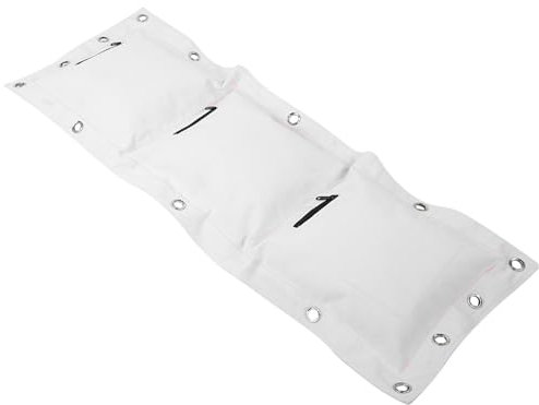 Wand-Boxsack, Wing Chun Wall Canvas Punch Boxsack Füller Boxsäcke Leerer Sandsack Ziel mit Reißverschluss für Boxen Muay (3 Flaschen pro Regal)