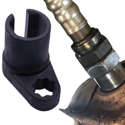 Clé à douille pour capteur | 3 pièces de clé à douille pour capteur d'oxygène de voiture – Outil de retrait de clé à capteur d'oxygène de voiture pour réparation de l'installation – Kit de 3 pièces