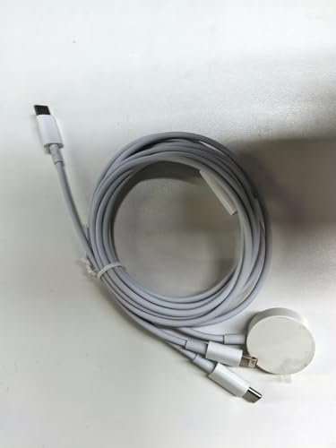 3 in 2 Caricatore per Apple Watch, 2M Cavo Apple Watch Cavo Ricarica apple watch originale Caricatore iPhone e APPLE WATCH per iWatch Serie 9 8 7 6 5 4 3 SE Ultra,iPhone 17 16 15 14 13 12 Pro Max/Mini