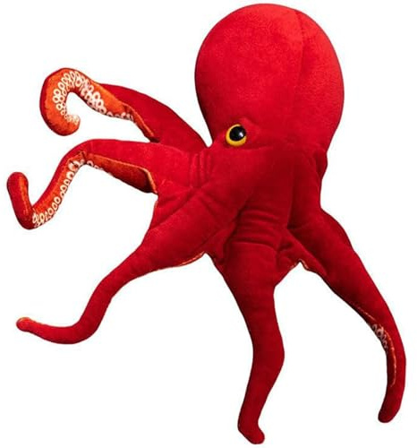 Uixxducc Kuscheltier Oktopus Plüschtier Plüsch Stofftier Krake,Weich Bequem Plüsch Kissen Neugeborenes Baby Lustiges Plüsch Puppe Spielzeug Geschenk für Kinder