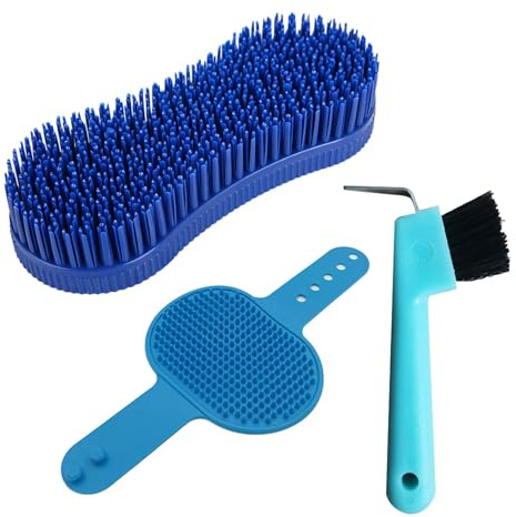 3Pcs Magic Brush Horses,Hoof Oil Brush,Grooming Kit Horse,