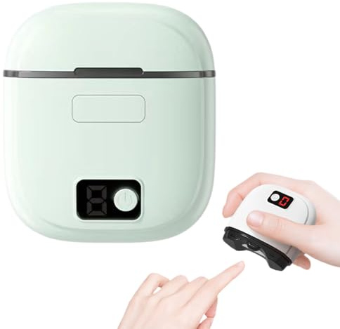Cortauñas eléctrico 2 en 1 podadoras y pulidor de uñas eléctricos recargables USB con almacenamiento multicolor(Green)