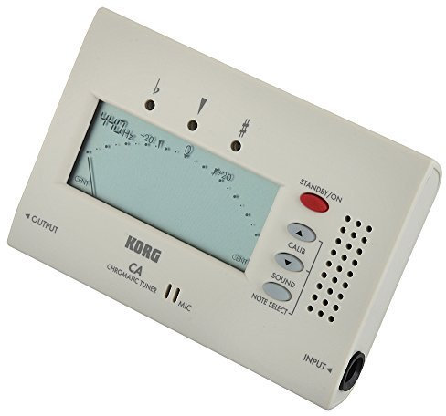 Korg CA-40 Chromatic TunerKORG Stimmgerät, chromatisch, CA-40, weiß