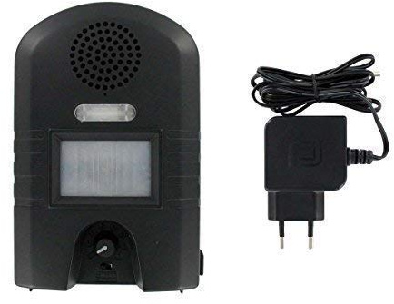 Weitech Ultraschall Hundeschreck Katzenschreck Marderschreck MIT BLITZ WK0052 incl. Netzteil